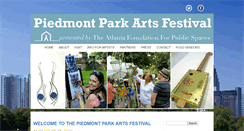 Desktop Screenshot of piedmontparkartsfestival.com